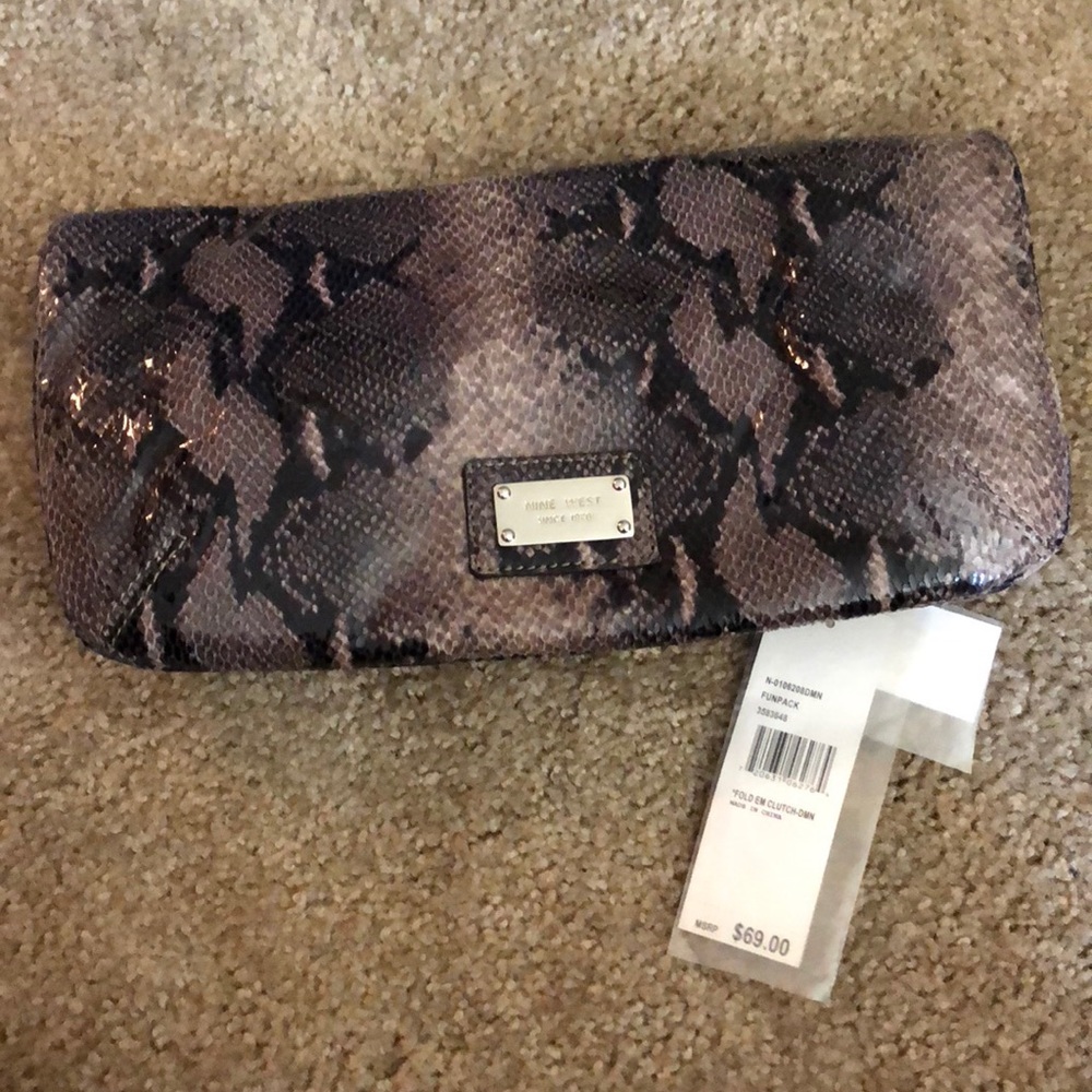 Snake skin Nine West Purse